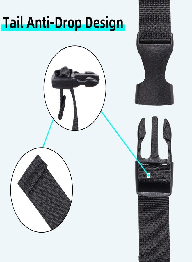 AUGHOA 6Pcs Straps with Buckles, 47 inch Nylon Cinch Strap, Buckle Straps for Tie Down Backpack Luggage, Adjustable Strap for Packing, Outdoor Activities - Image 3